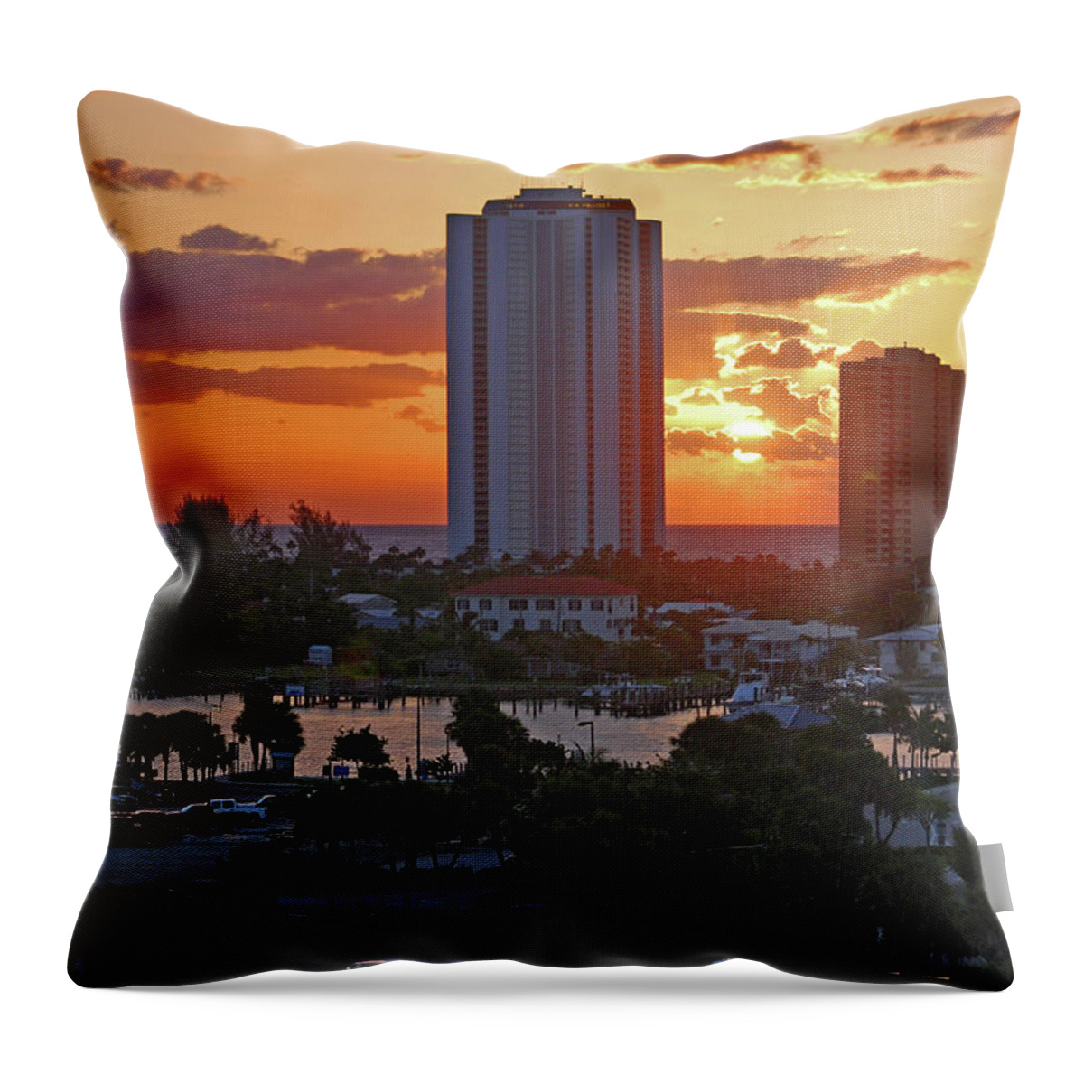 Phil Foster Park Throw Pillow featuring the photograph 21- Phil Foster Park- Singer Island by Joseph Keane