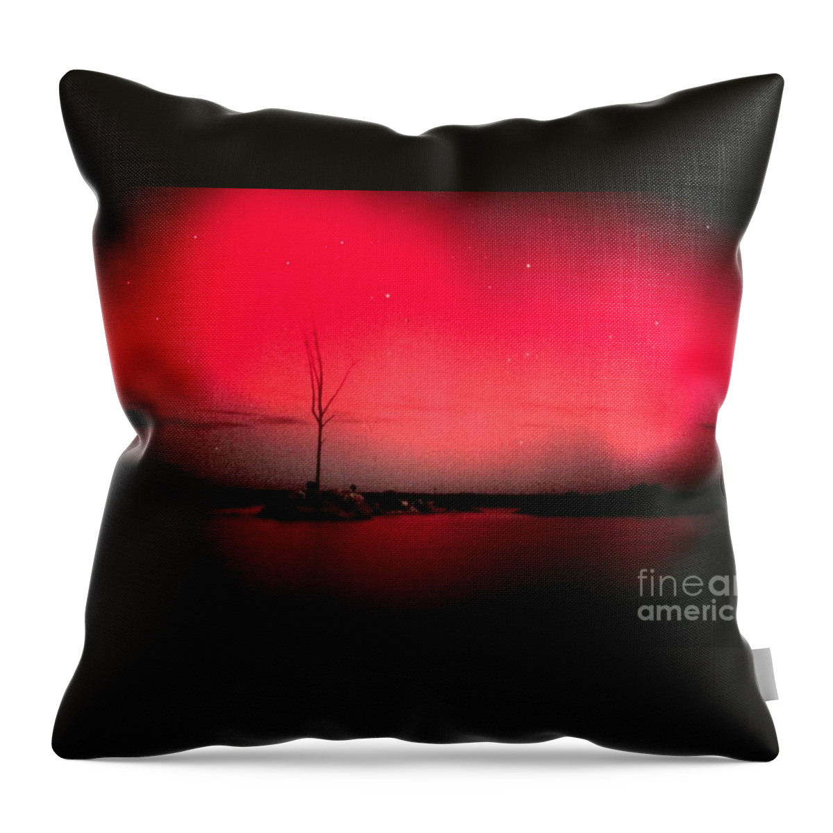 Science Throw Pillow featuring the photograph Aurora Australis, Southern Lights #4 by Science Source