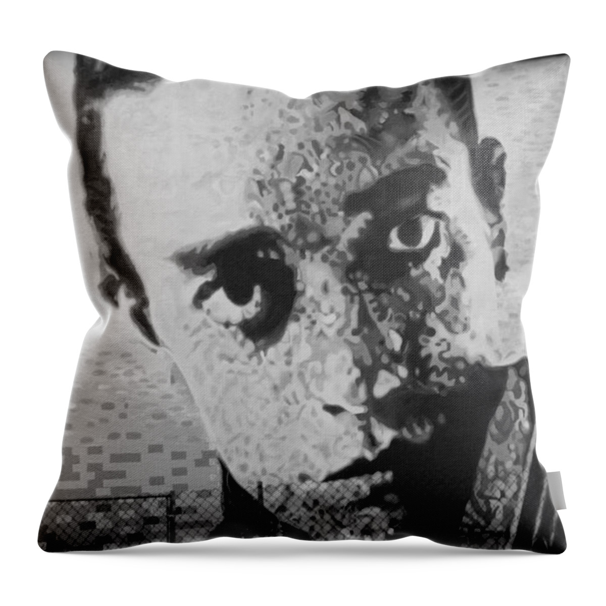 Johnny Cash Throw Pillow featuring the photograph Johnny Cash #4 by Rob Hans