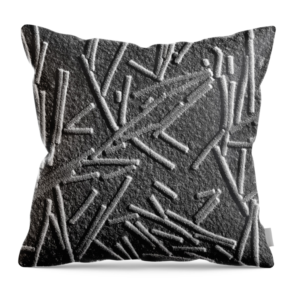 Tem Throw Pillow featuring the photograph Tobacco Mosaic Virus, Tem #8 by Omikron