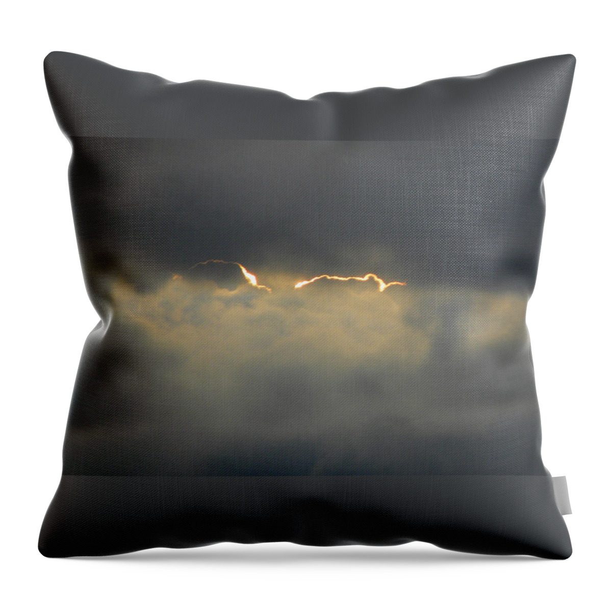 Sunrise Throw Pillow featuring the photograph A Bolt Of Sunrise by Kim Galluzzo