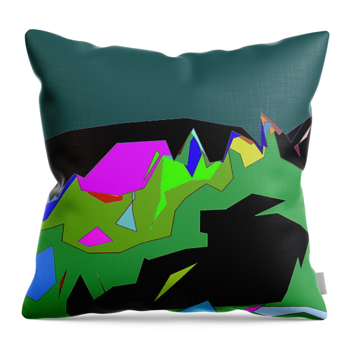 Abstract Throw Pillow featuring the photograph Abstract 19 by Burney Lieberman