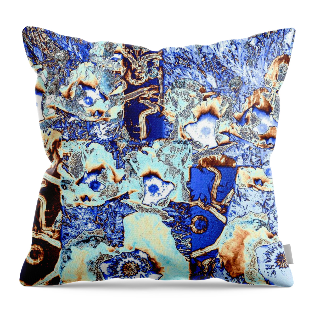  Throw Pillow featuring the digital art Abstract Fusion 2 by Will Borden