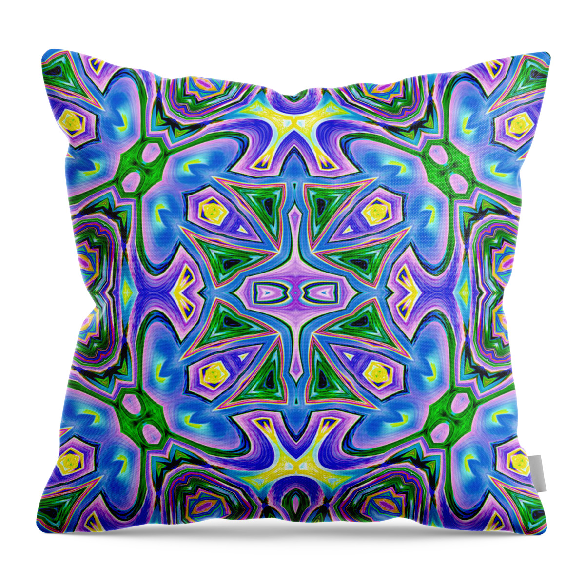 Digital Decor Throw Pillow featuring the digital art After Koolaid by Andrew Hewett