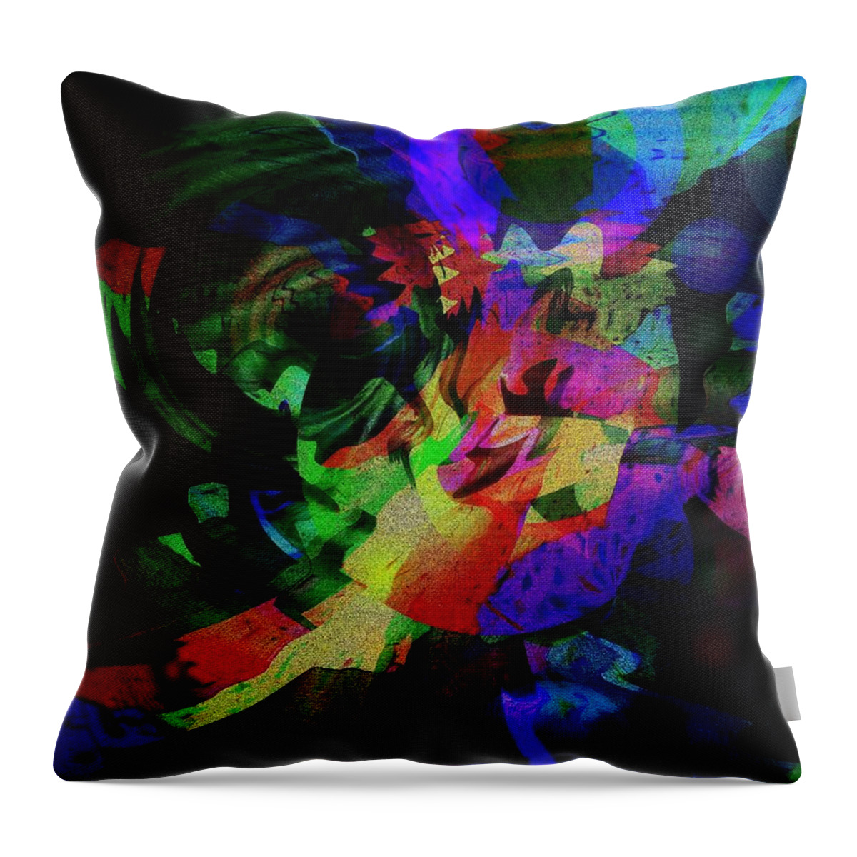 Sunset Throw Pillow featuring the digital art After Sunset by Mimulux Patricia No