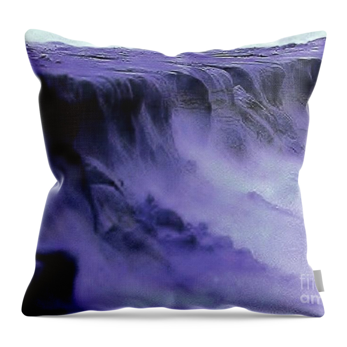 Alien Throw Pillow featuring the photograph Alien Landscape the aftermath by Blair Stuart