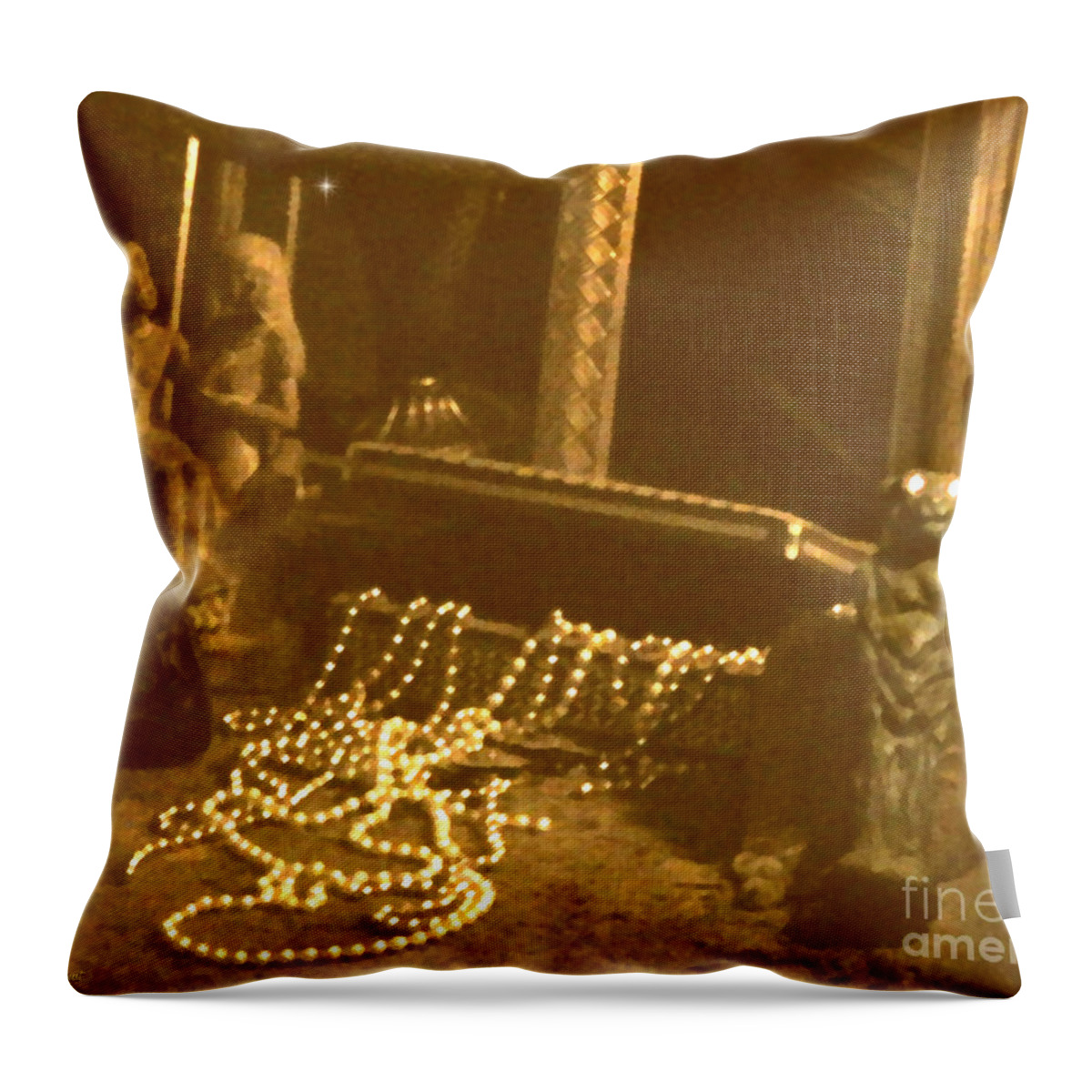 Cristopher Ernest Throw Pillow featuring the photograph All That Glitters by Cristophers Dream Artistry