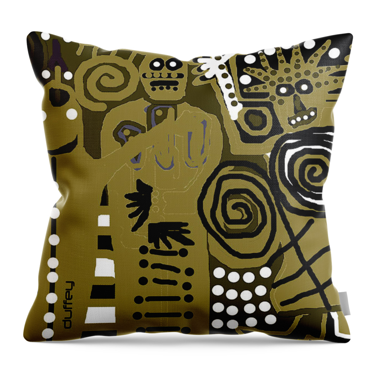 Sky People Throw Pillow featuring the photograph Ancients 1d by Doug Duffey