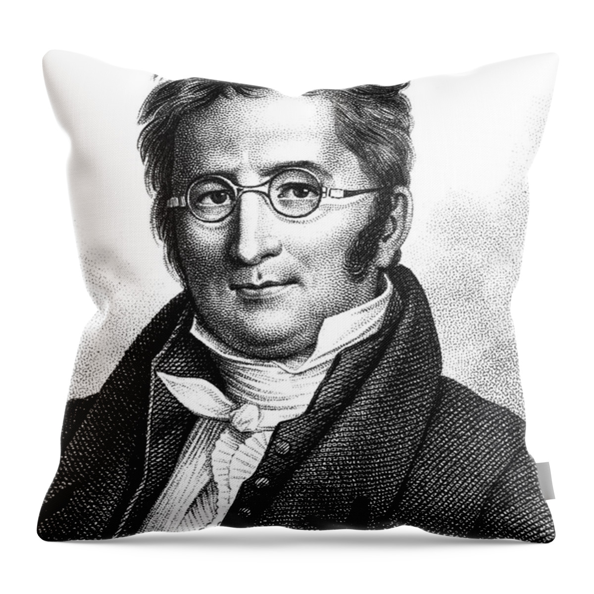 Science Throw Pillow featuring the photograph A.p. De Candolle, Swiss Botanist by Science Source