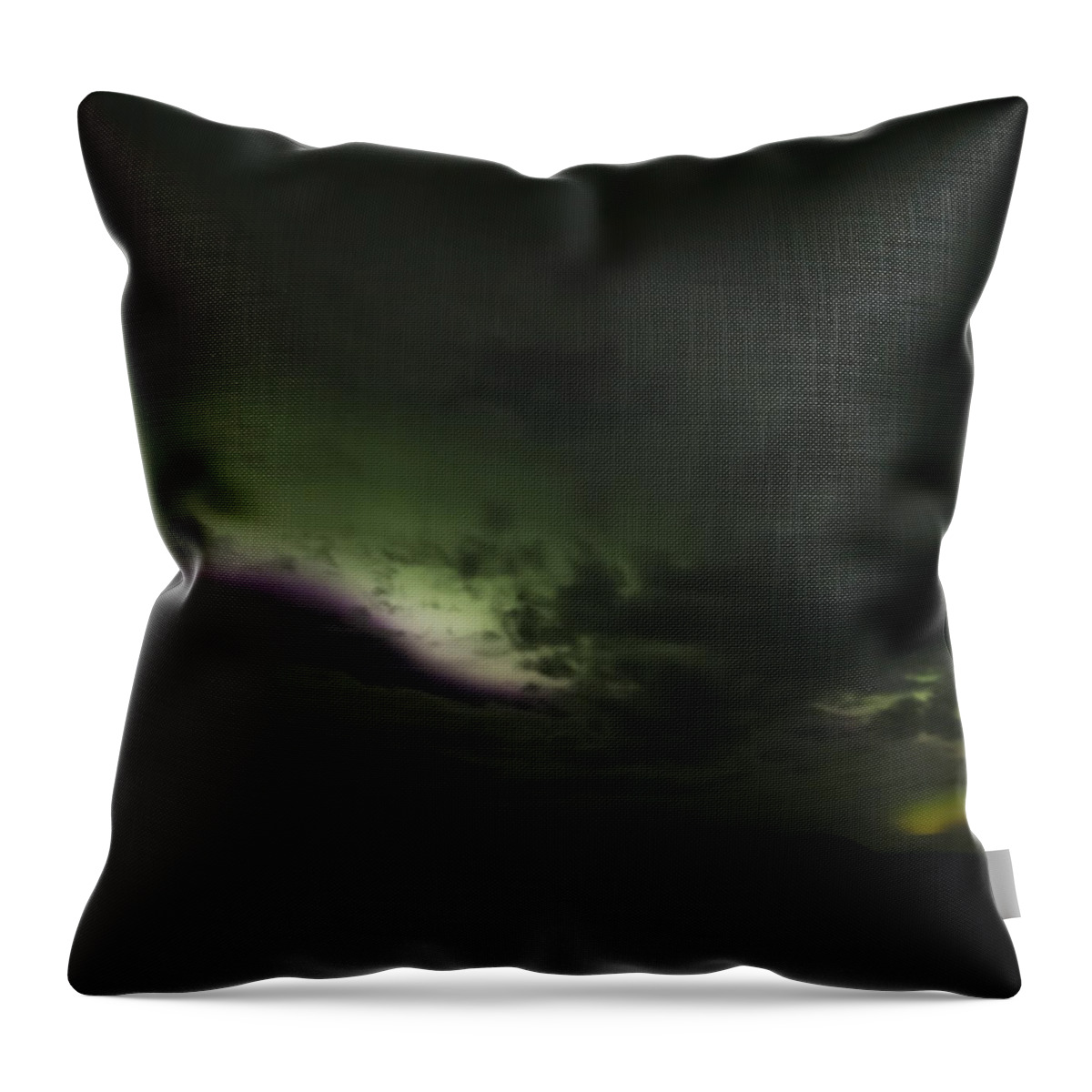 Aurora Borealis Throw Pillow featuring the photograph Aurora Borealis 1 by Sven Brogren