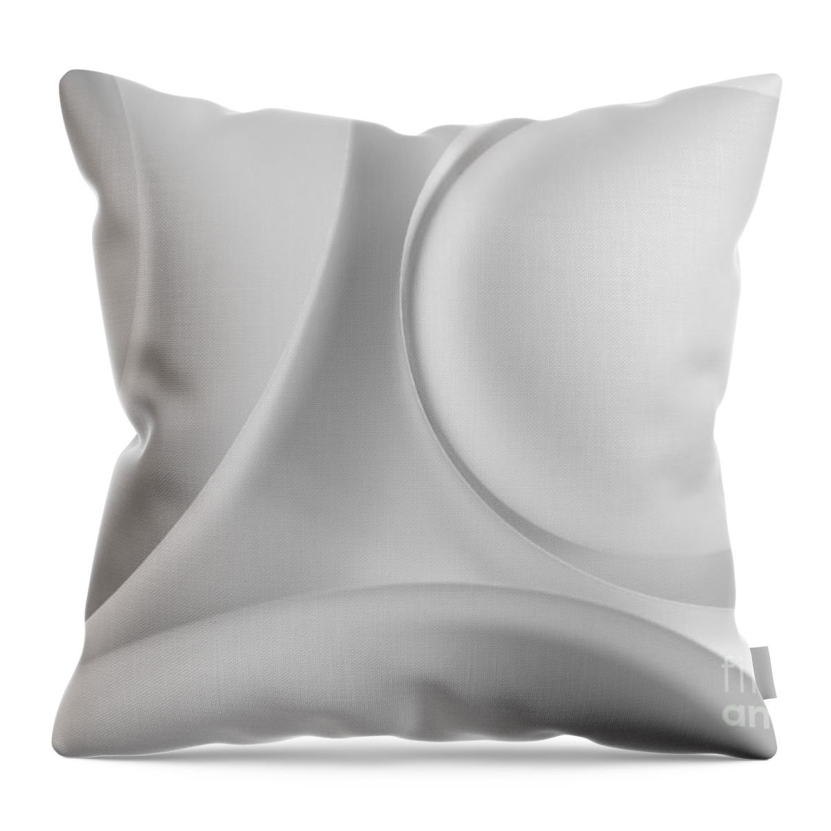 Ball Throw Pillow featuring the photograph Ball and Curves 09 by Nailia Schwarz