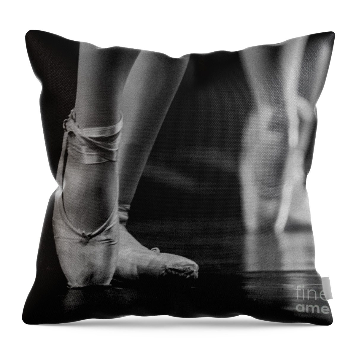 Ballet Throw Pillow featuring the photograph Ballet by Ken Marsh