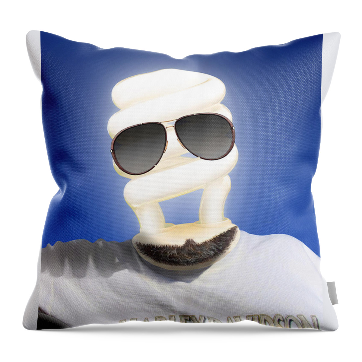 Imaginative Throw Pillow featuring the photograph Brighter Days by Mike McGlothlen