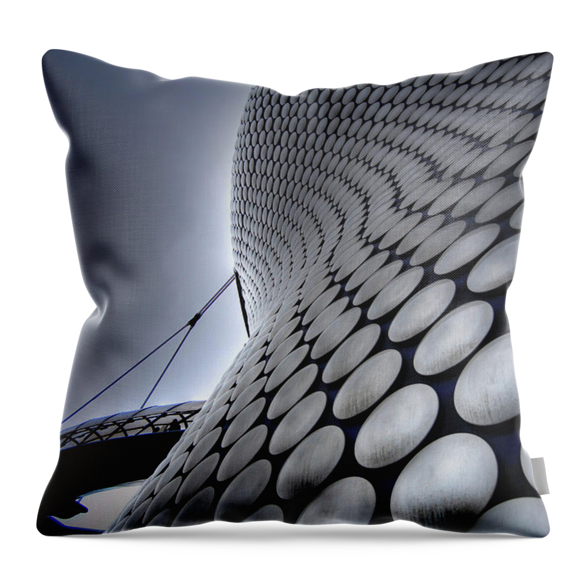 Art Throw Pillow featuring the photograph BullRing - Selfridges by Yhun Suarez