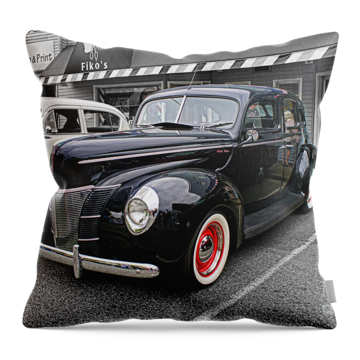 Cars Throw Pillow featuring the photograph Cadp1014-12 by Randy Harris