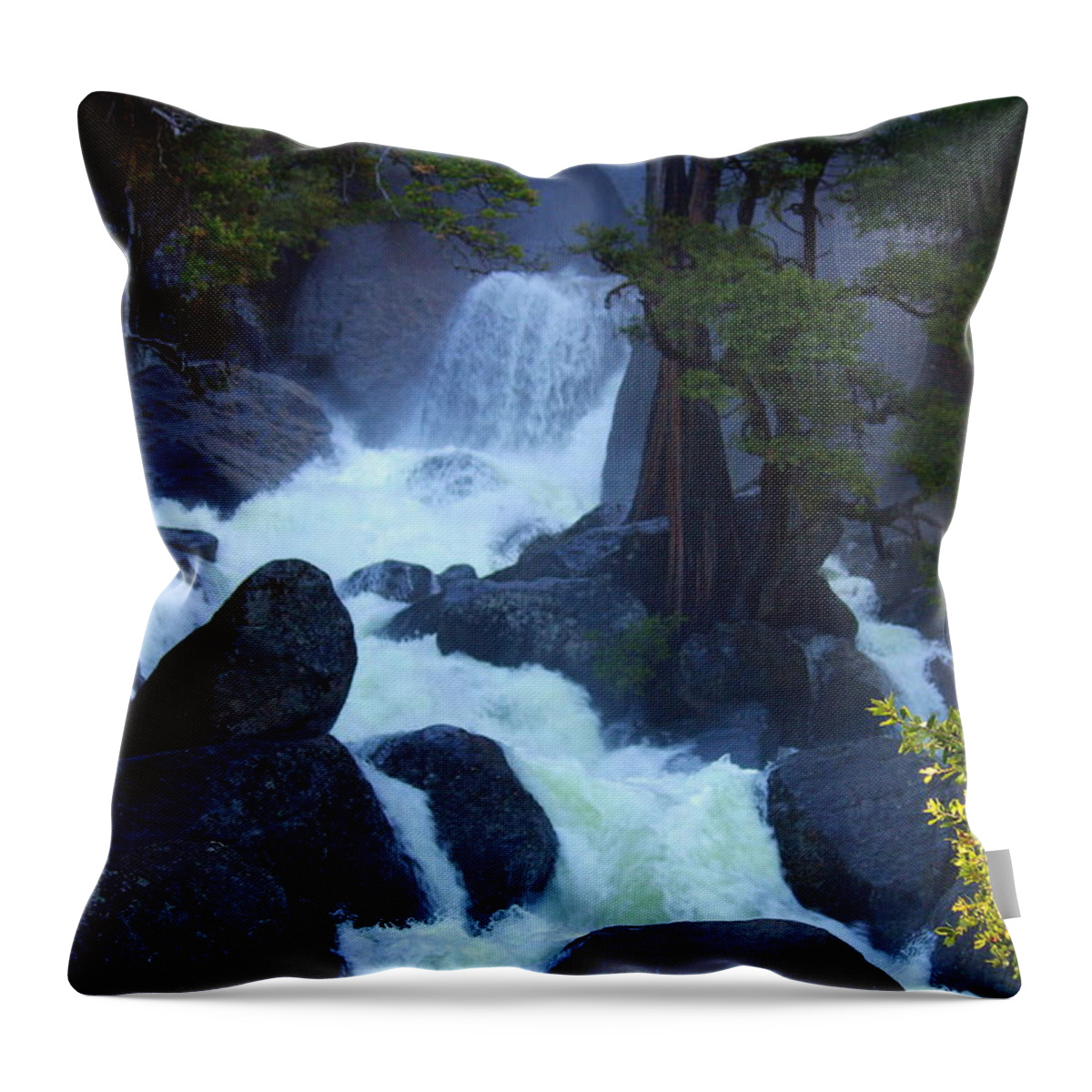 Cascade Falls Throw Pillow featuring the photograph Cascade Falls by Patrick Witz