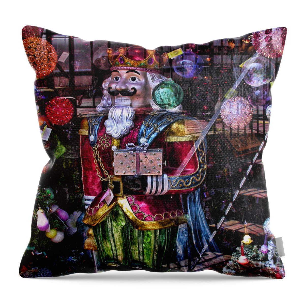 Christmas Throw Pillow featuring the photograph Christmas in July by Edward Sobuta