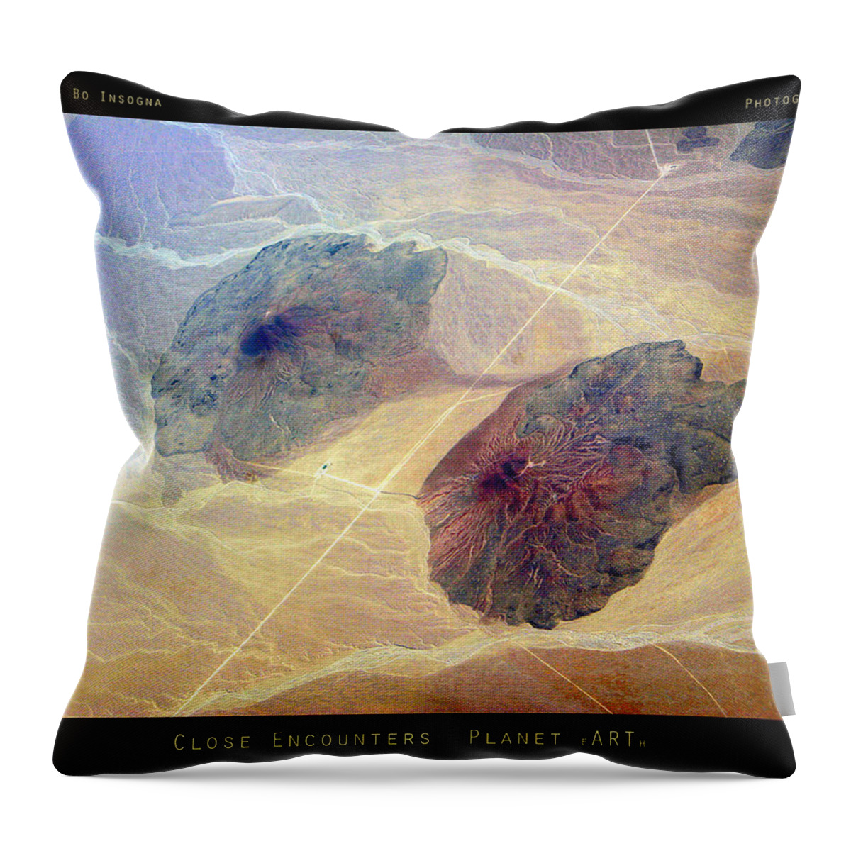 Earth Throw Pillow featuring the photograph Close Encounters - Planet eARTh by James BO Insogna