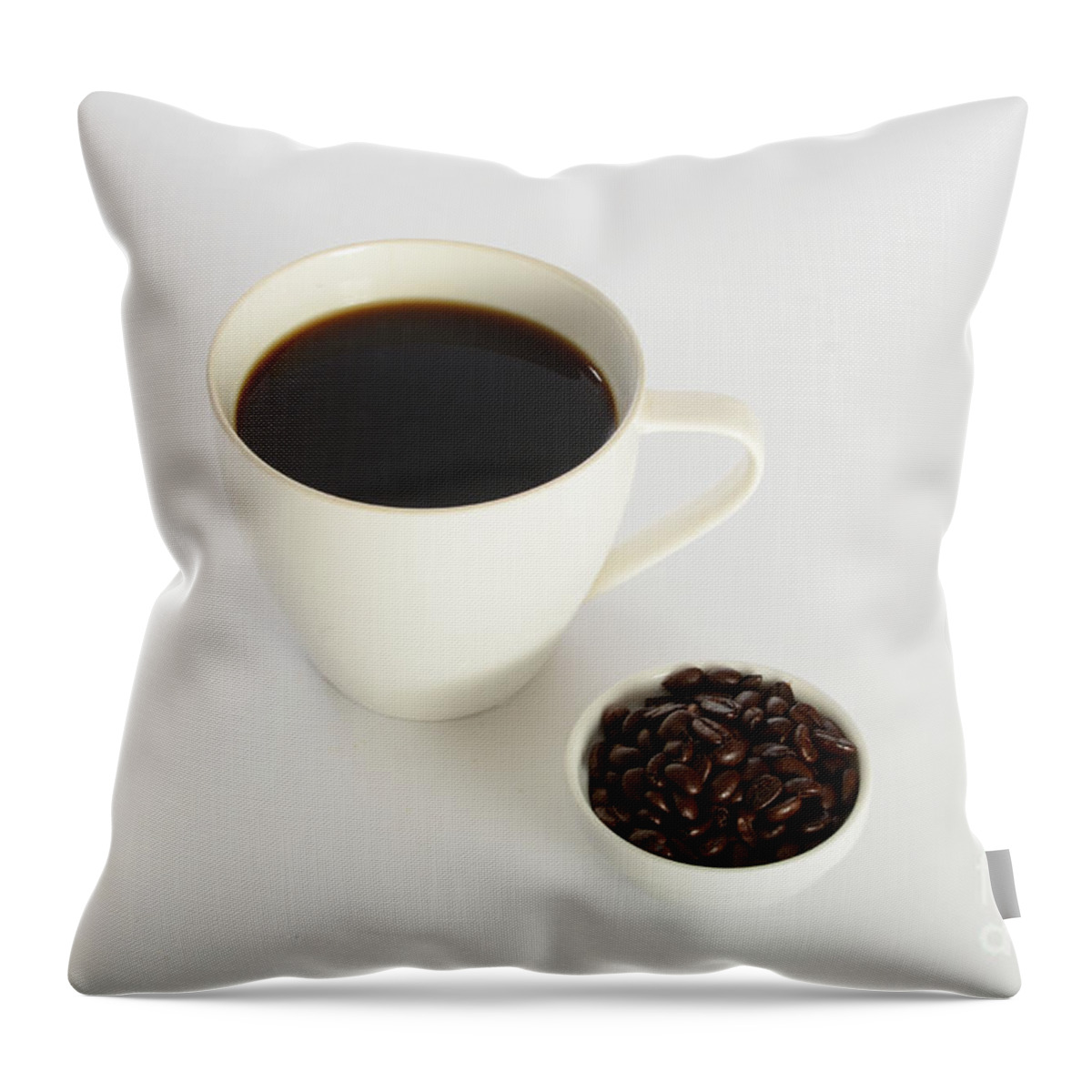 Awake Throw Pillow featuring the photograph Coffee by Photo Researchers, Inc.