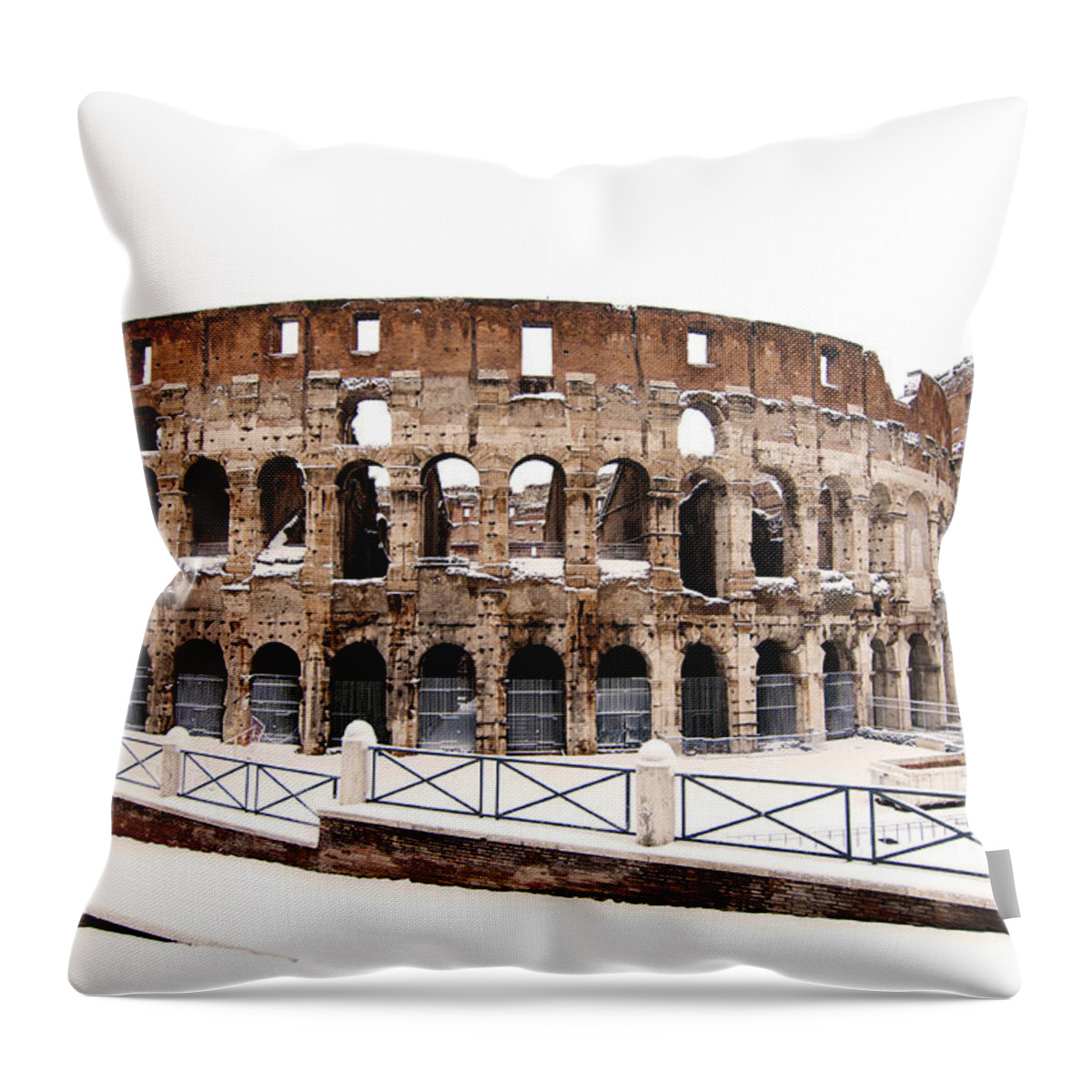 Colosseum Throw Pillow featuring the photograph Colosseum by Fabrizio Troiani