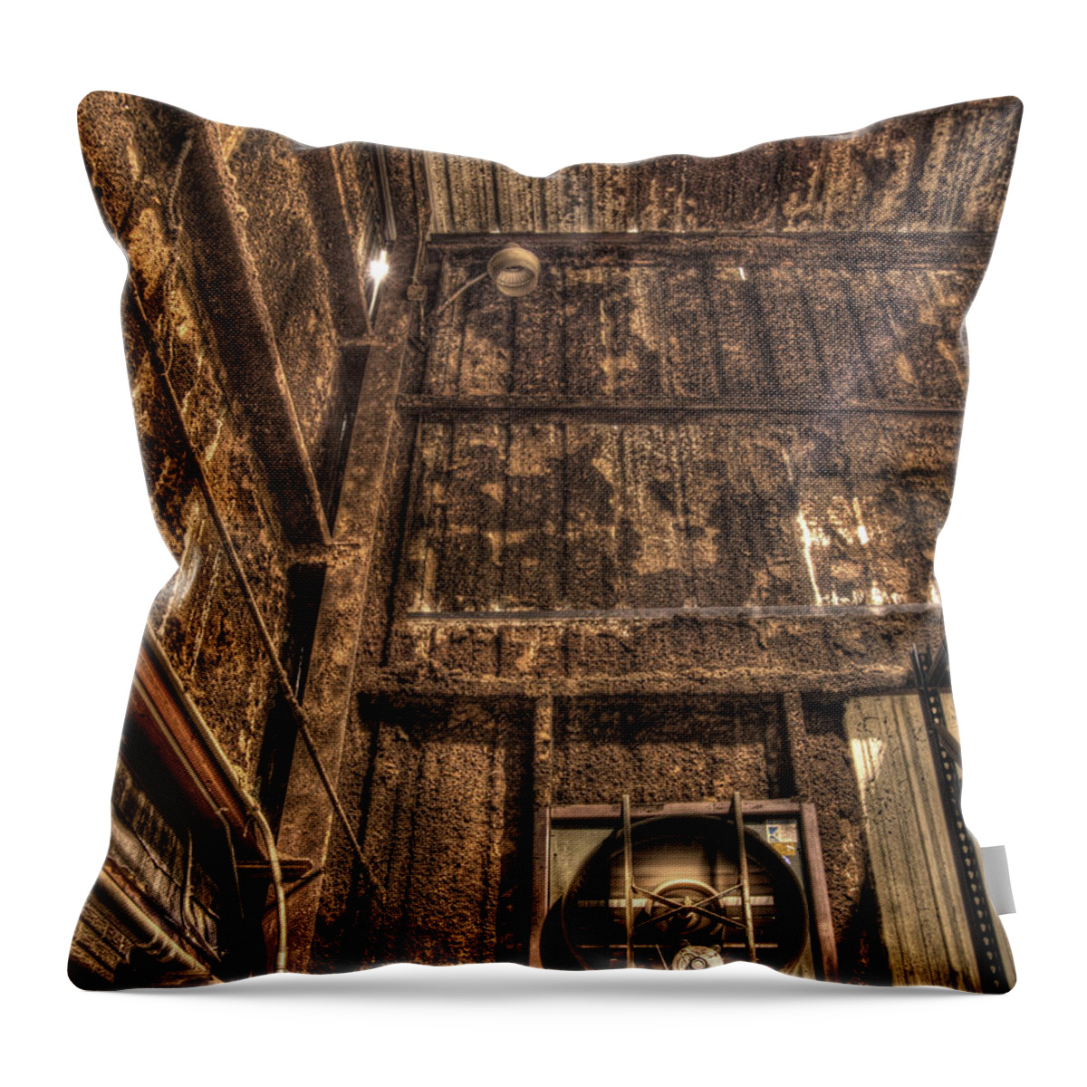 Darkness Throw Pillow featuring the photograph Darkness Darkness by William Fields