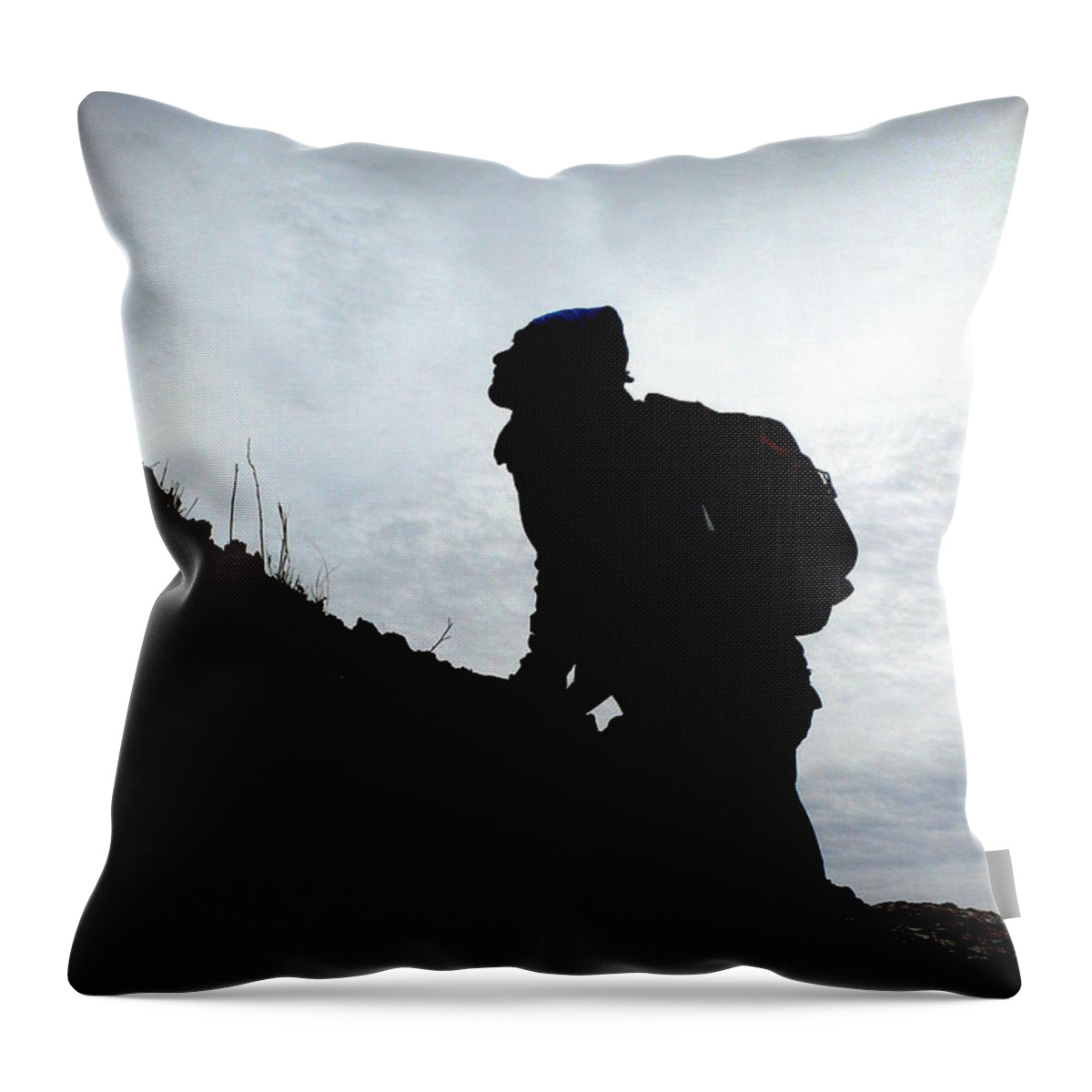 Day Trip Throw Pillow featuring the photograph Day Trippin' Hike by Mark Bell