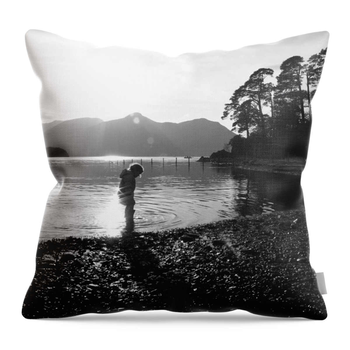 Lake District Throw Pillow featuring the photograph Derwent by Linsey Williams
