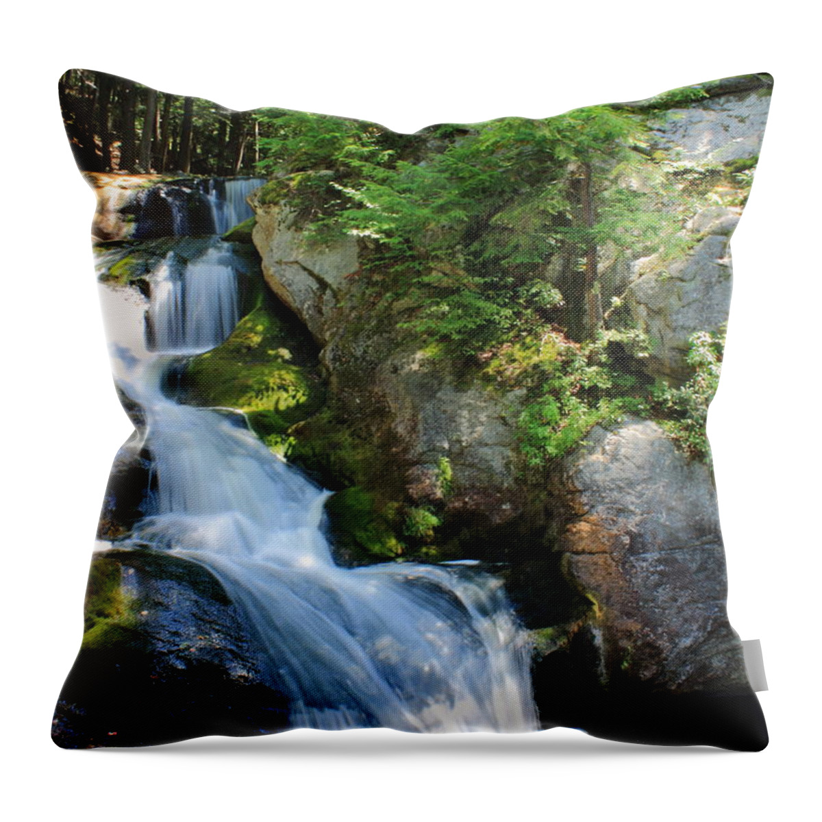 Doane's Falls Throw Pillow featuring the photograph Doane's Falls 2 by Jeff Heimlich