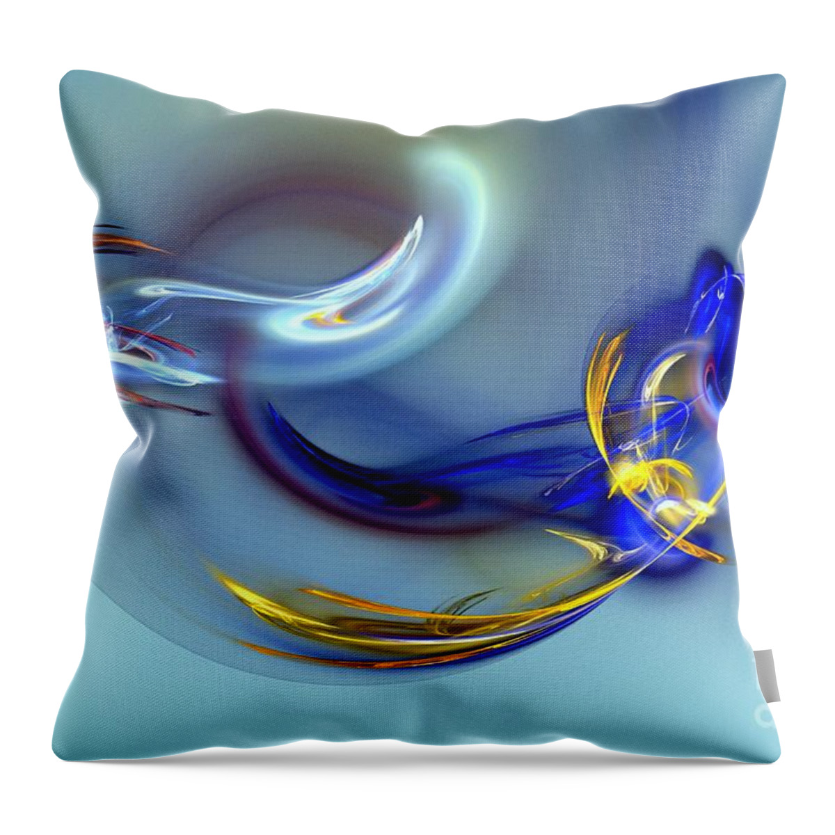 Dove Throw Pillow featuring the digital art Dove or Witch - Fight in Soul of Woman by Klara Acel