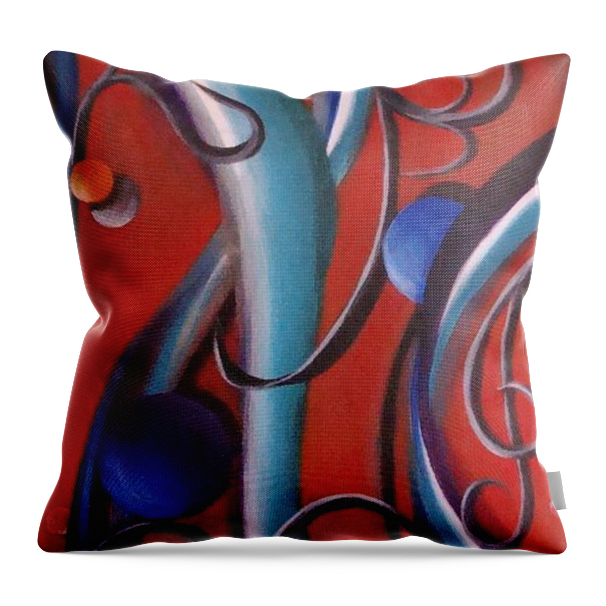 Art Throw Pillow featuring the painting Dream by Reina Cottier