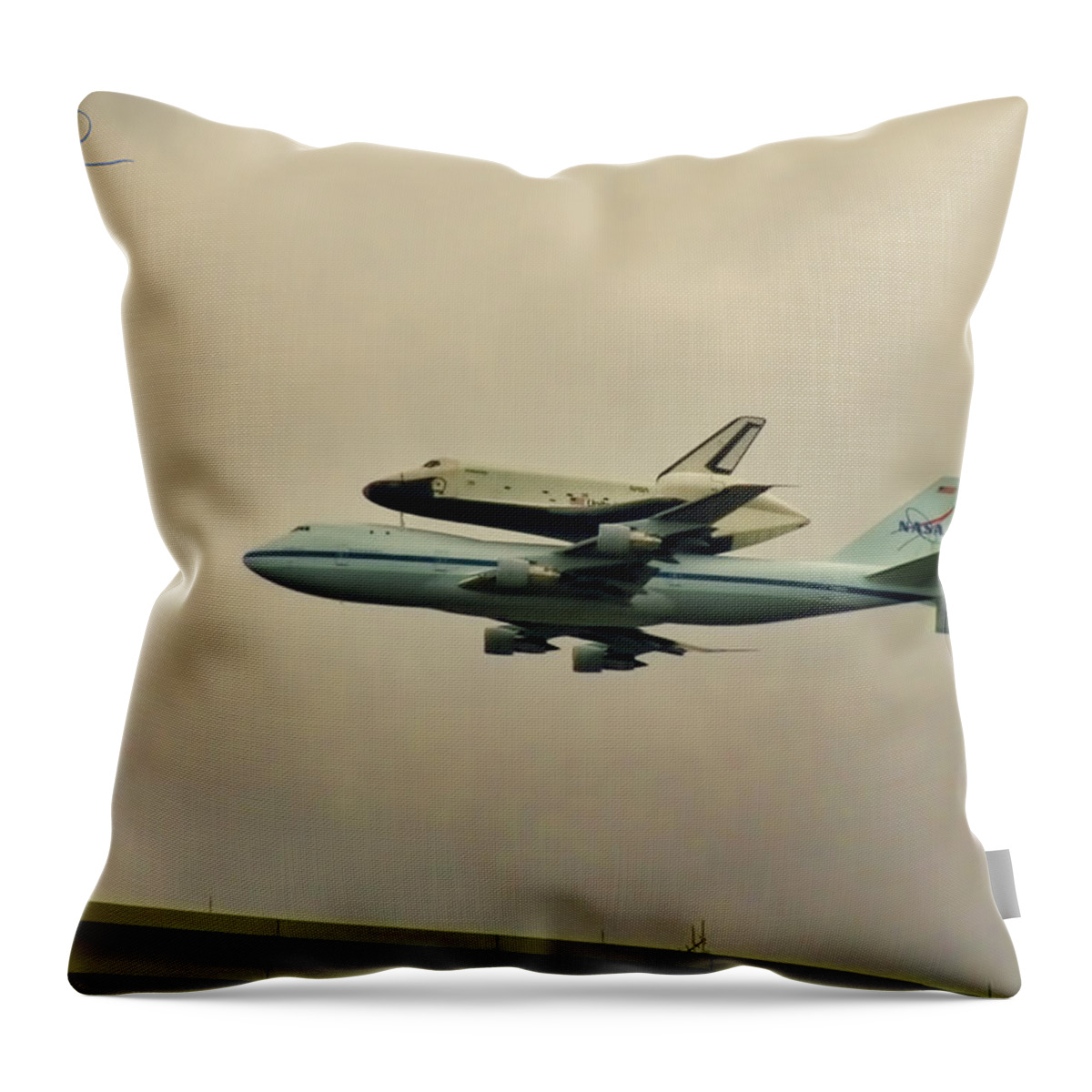 Ssv Throw Pillow featuring the photograph Enterprise 9 by S Paul Sahm