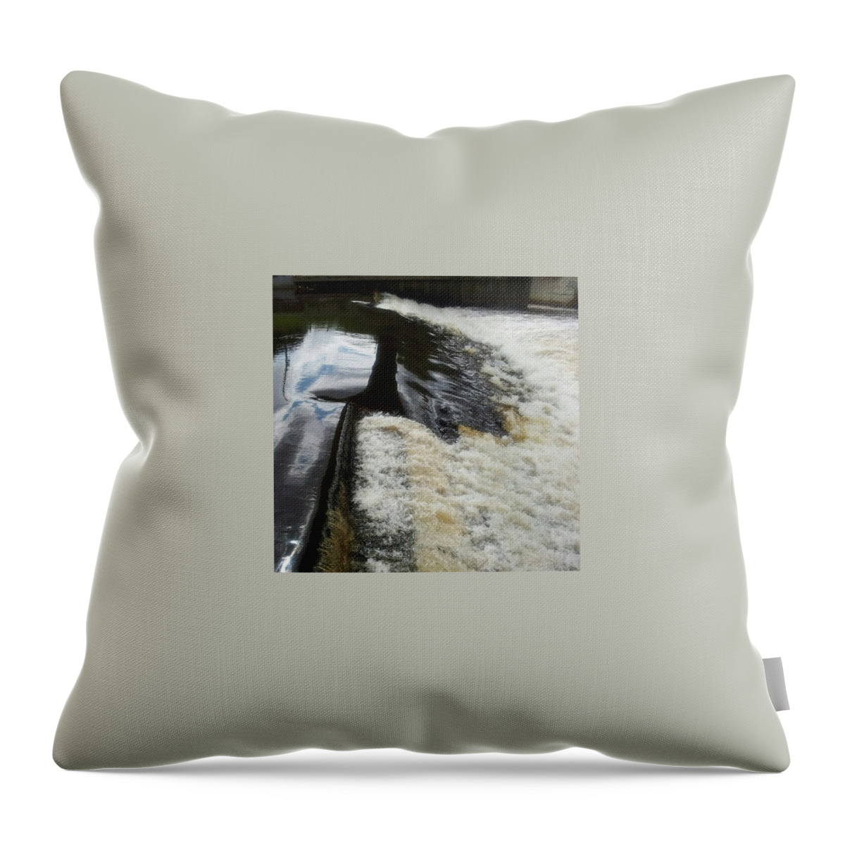  Throw Pillow featuring the photograph Fall At Paul Mccartney's River Mersey by Abbie Shores