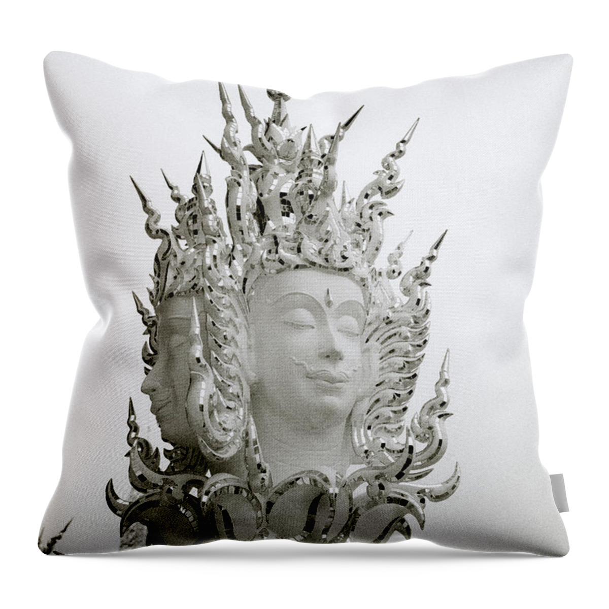 Fantasy Throw Pillow featuring the photograph Theatrical Flamboyance by Shaun Higson