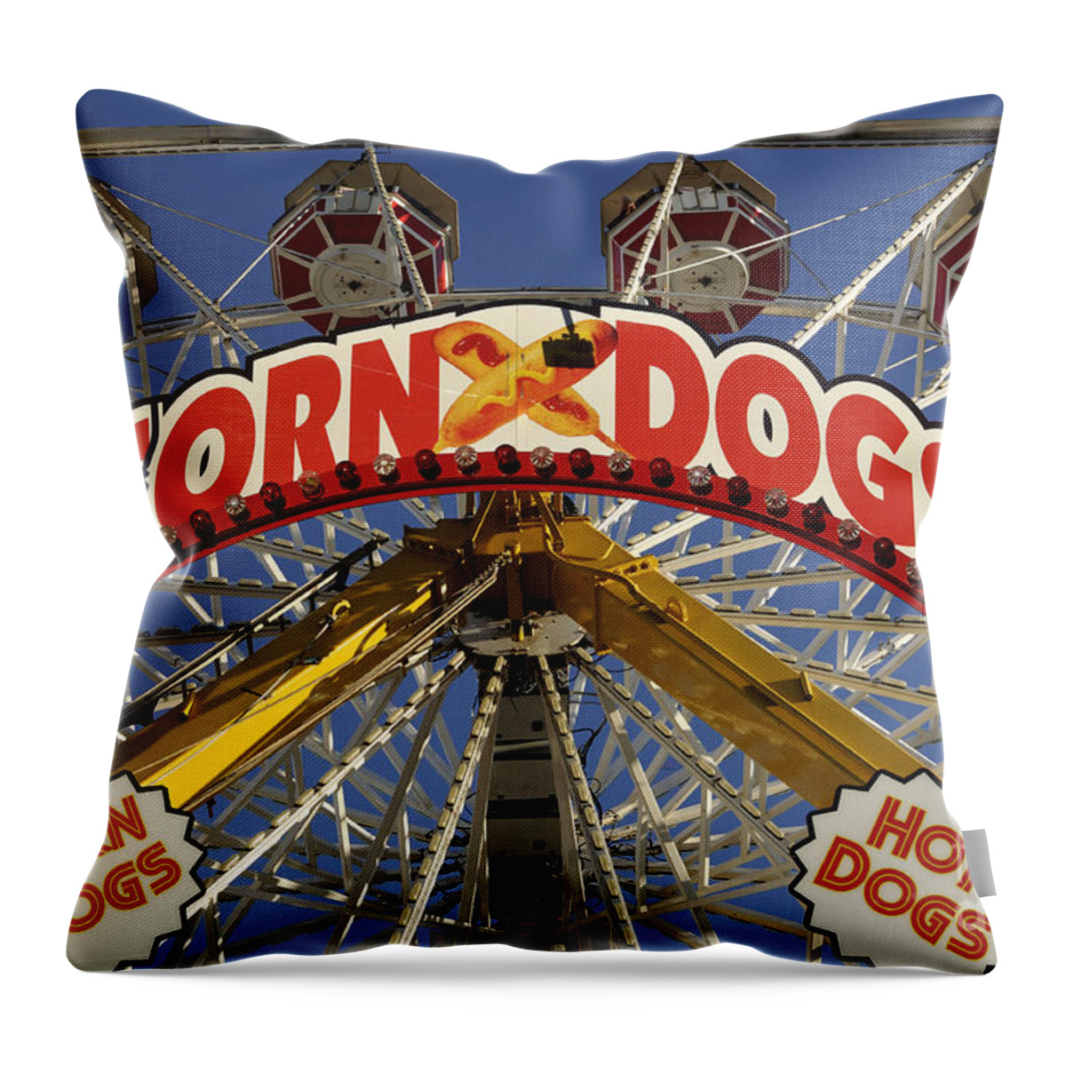Carnival Throw Pillow featuring the photograph Follow Your Nose by Luke Moore