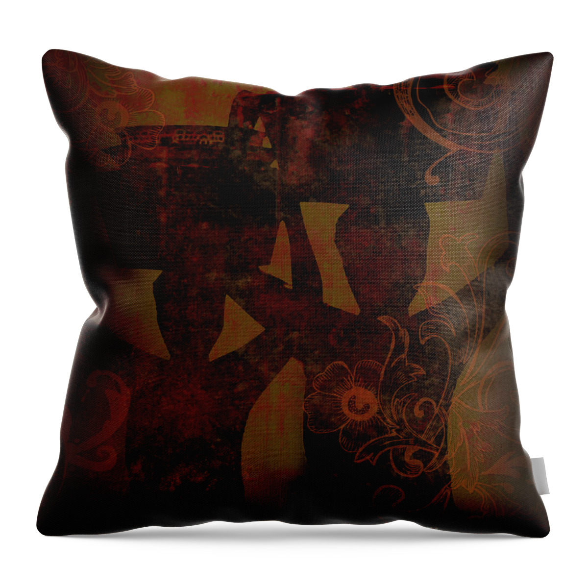 Abstracts Throw Pillow featuring the photograph Food for Thought by Lisa Lambert-Shank