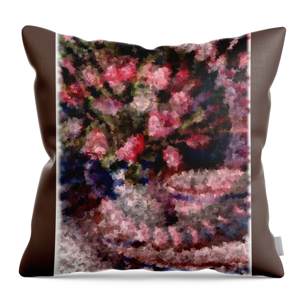 Digital Throw Pillow featuring the photograph For Antoinette by Renate Wesley