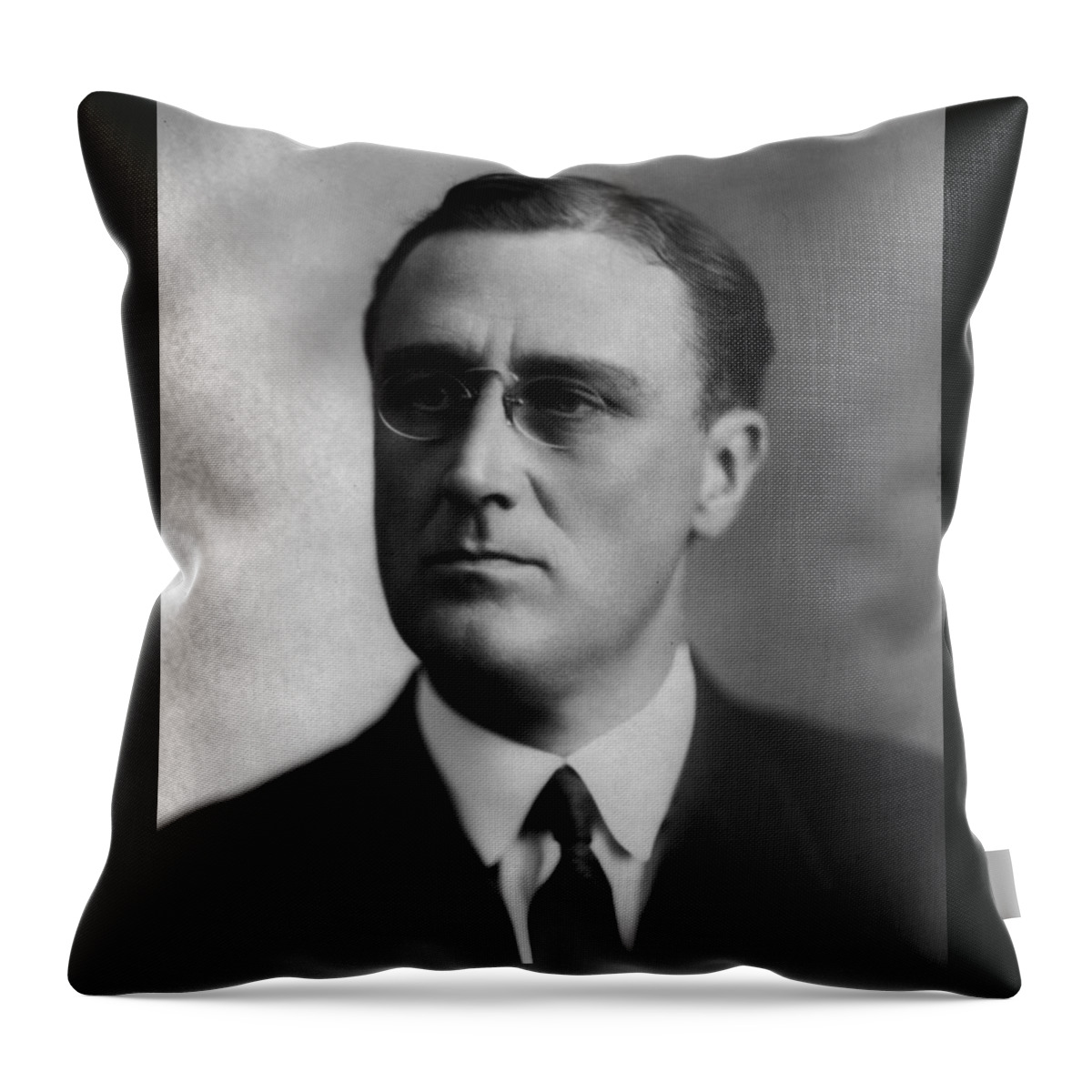 franklin Delano Roosevelt Throw Pillow featuring the photograph Franklin Delano Roosevelt by International Images