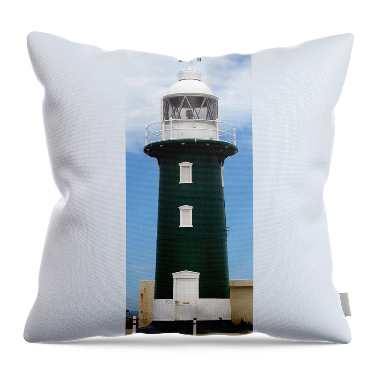 Lightouse Throw Pillow featuring the photograph Freo Lighthouse by Roberto Gagliardi