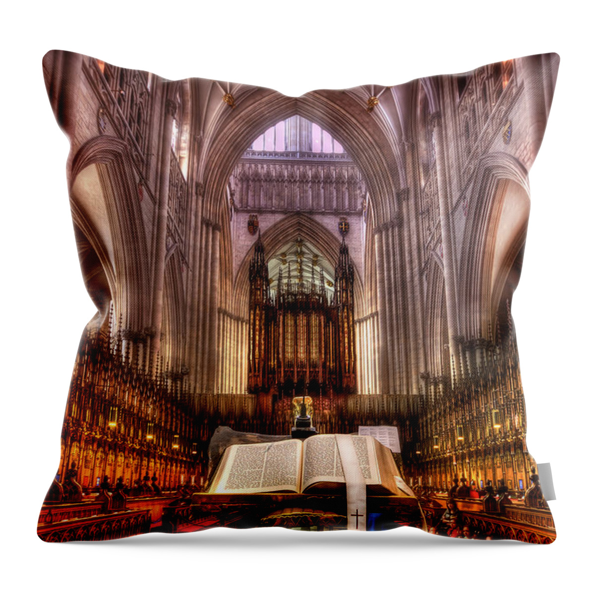 Book Throw Pillow featuring the photograph From What Is Said To When It's Read by Evelina Kremsdorf