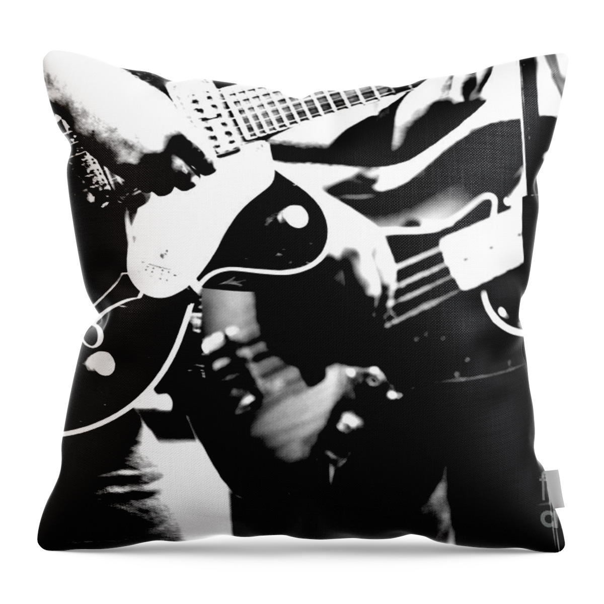 Concert Throw Pillow featuring the photograph Gentlemen Husbands by Traci Cottingham
