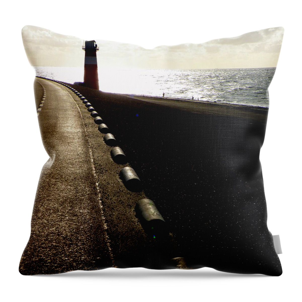 Light House Throw Pillow featuring the photograph Go Forward by Lainie Wrightson