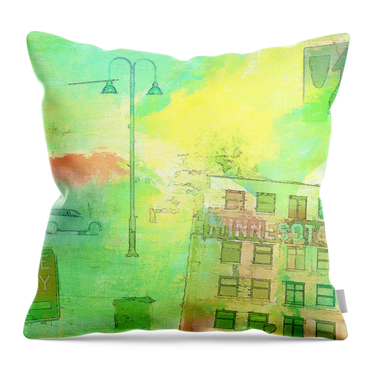 Minnesota Digital Art Throw Pillow featuring the photograph Going Places by Susan Stone