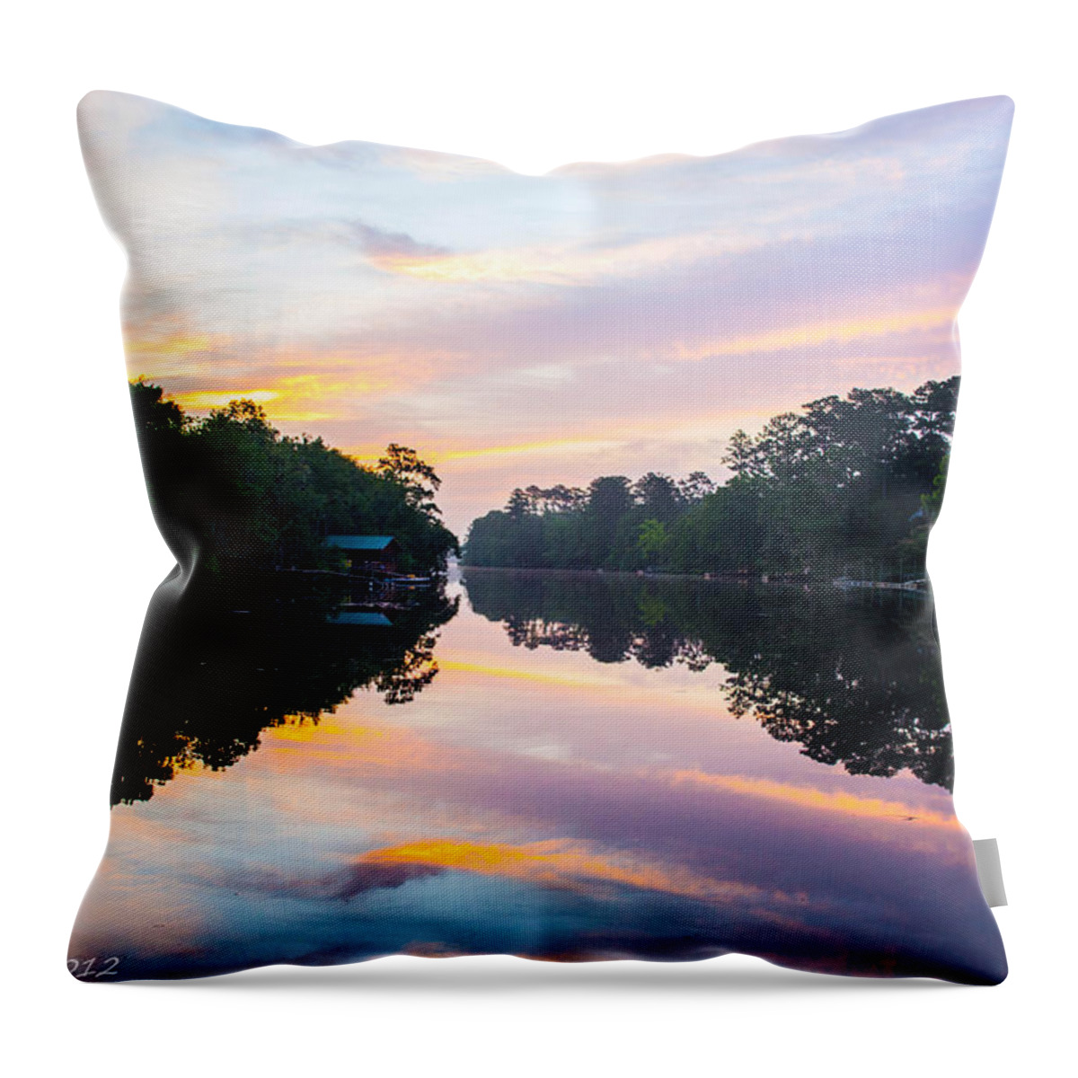 Reflections Throw Pillow featuring the photograph Good Morning by Shannon Harrington