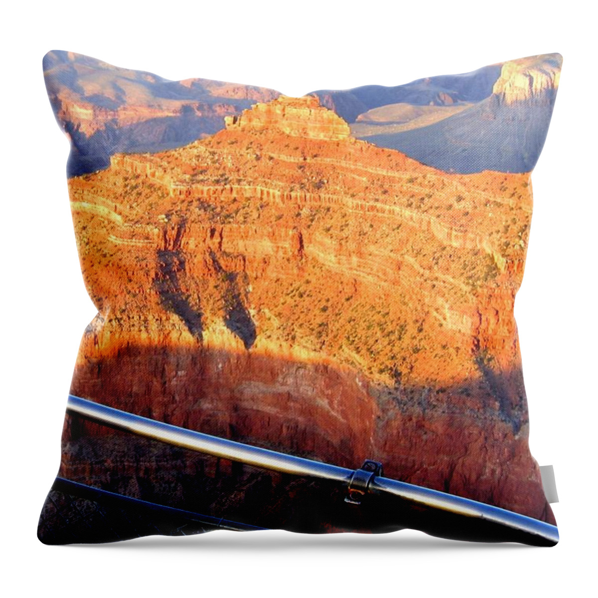 Grand Canyon Throw Pillow featuring the photograph Grand Canyon 43 by Will Borden