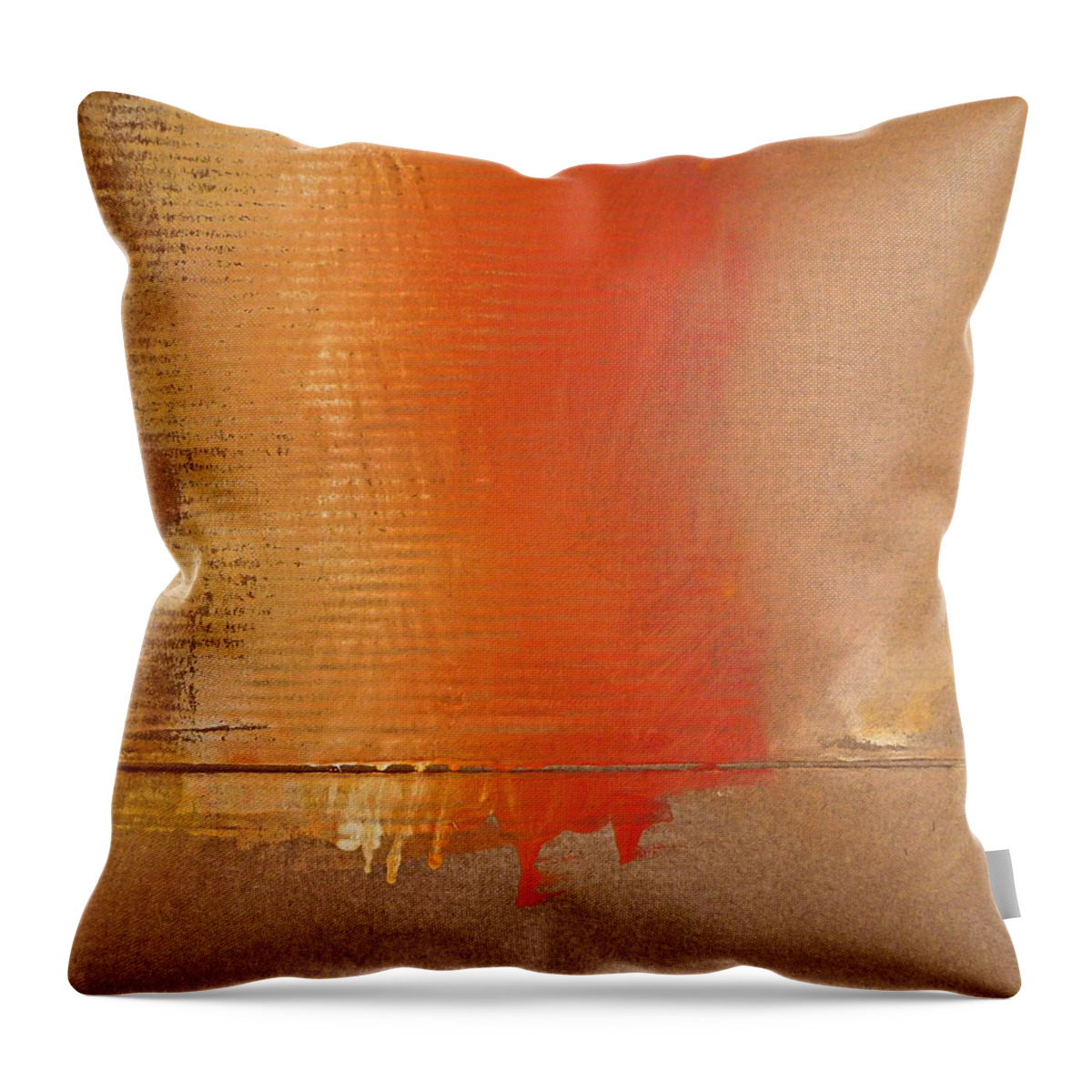 London Throw Pillow featuring the painting Great Fire Two by Charles Stuart