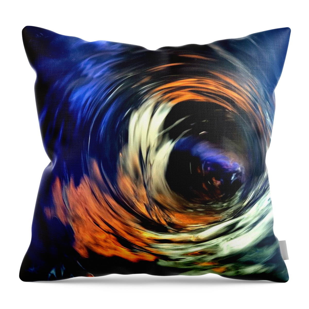 Vortex Throw Pillow featuring the photograph Guardians Of The Abyss by Mark Fuller