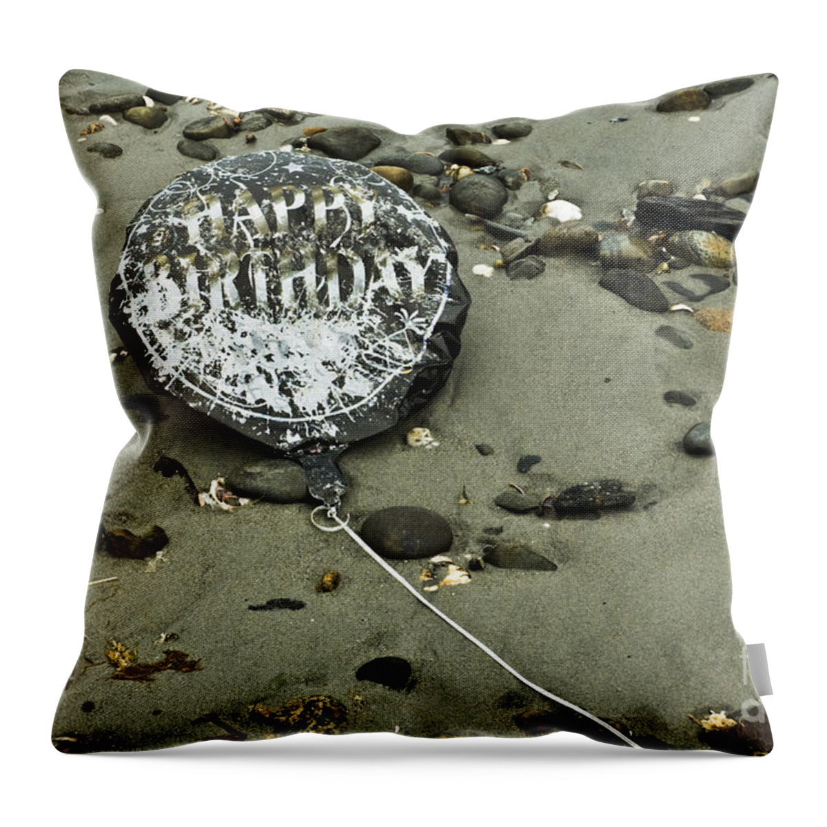 Birthday Throw Pillow featuring the photograph Happy Belated Birthday by David Gordon