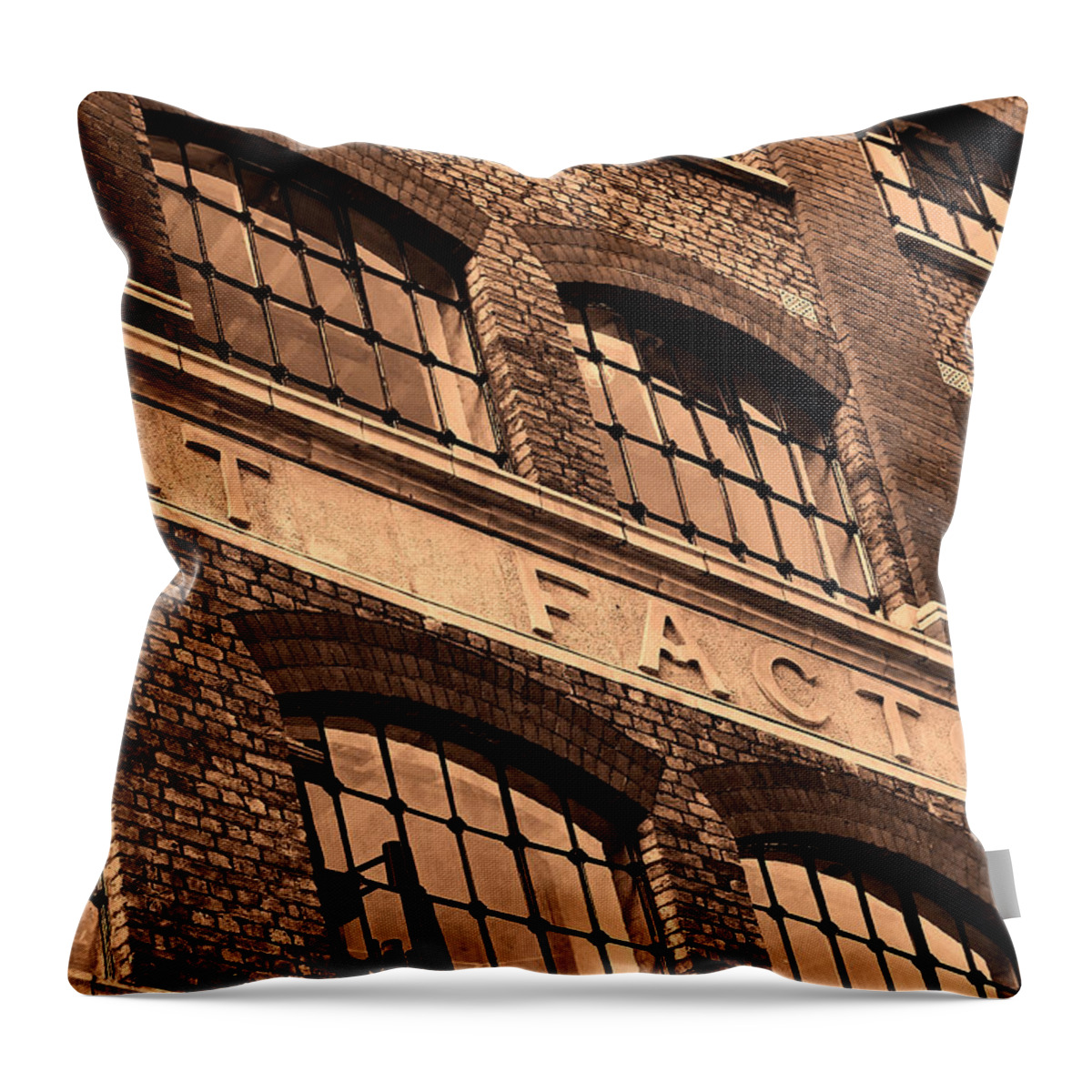 Hat Factory Throw Pillow featuring the photograph Hat Factory by Jasna Buncic