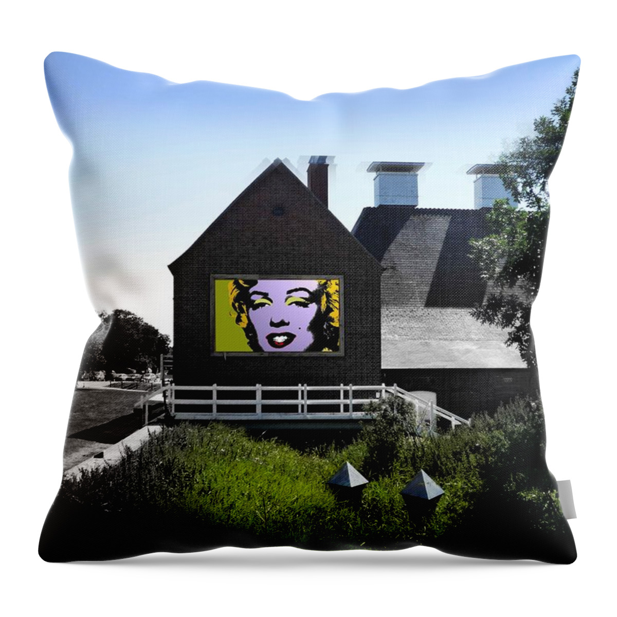 Marilyn Throw Pillow featuring the photograph Heatwave by Charles Stuart