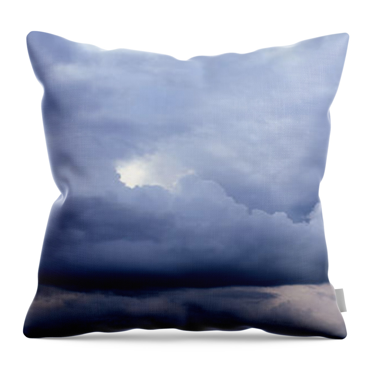 Sky Throw Pillow featuring the photograph Heavy sky by Ulrich Kunst And Bettina Scheidulin